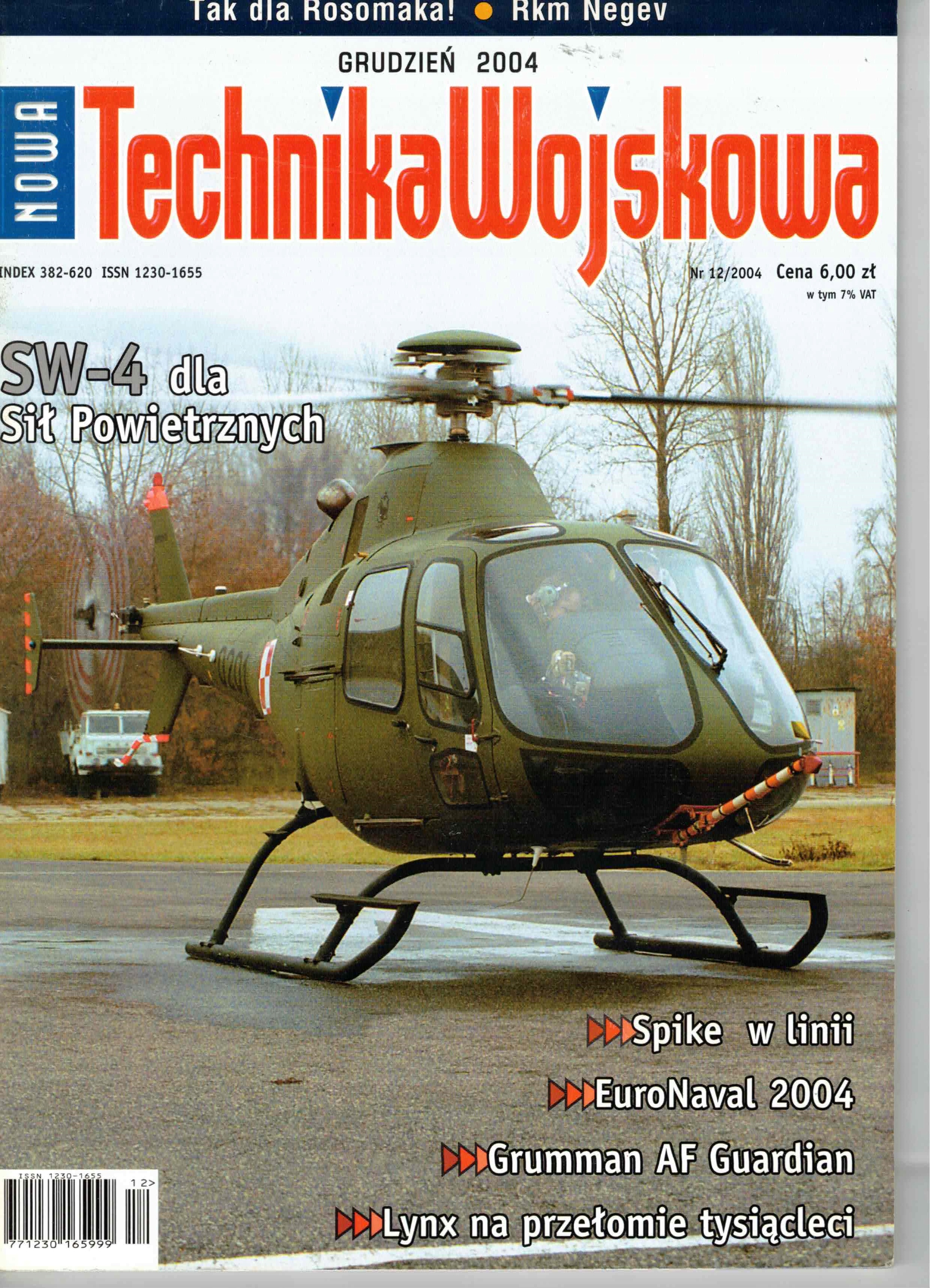 Technika Wojskowa 12/2004 Rkm Negev