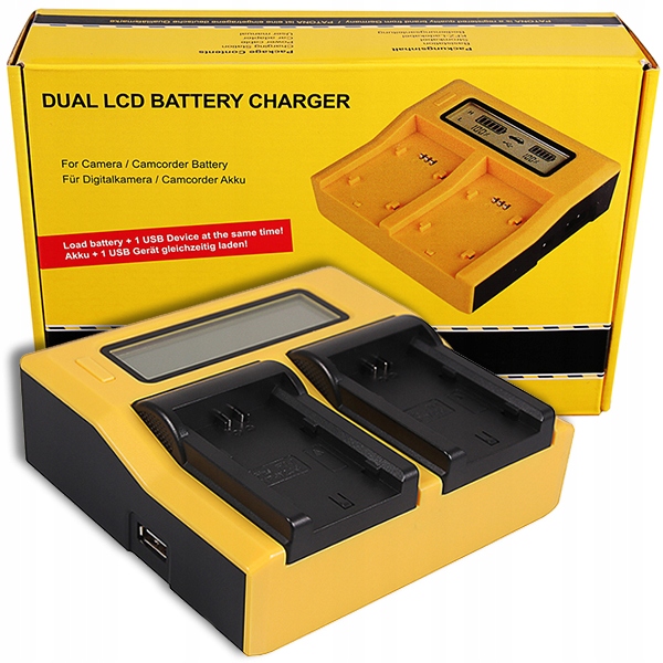 Ładowarka Patona Dual LCD Canon LP-E17 7676