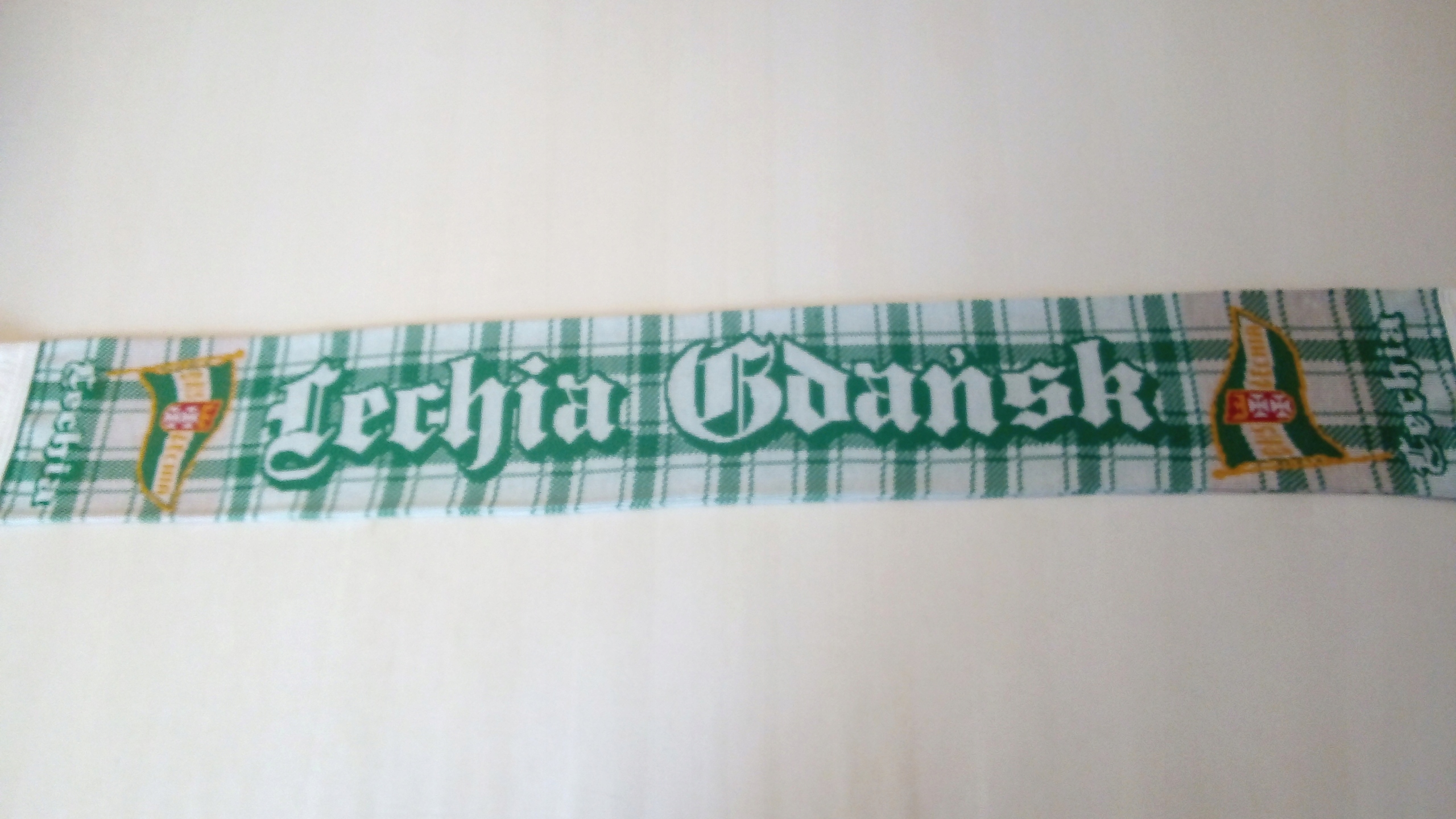 SZAL KIBICA LECHIA GDAŃSK- DWUSTRONNY DZIANY.