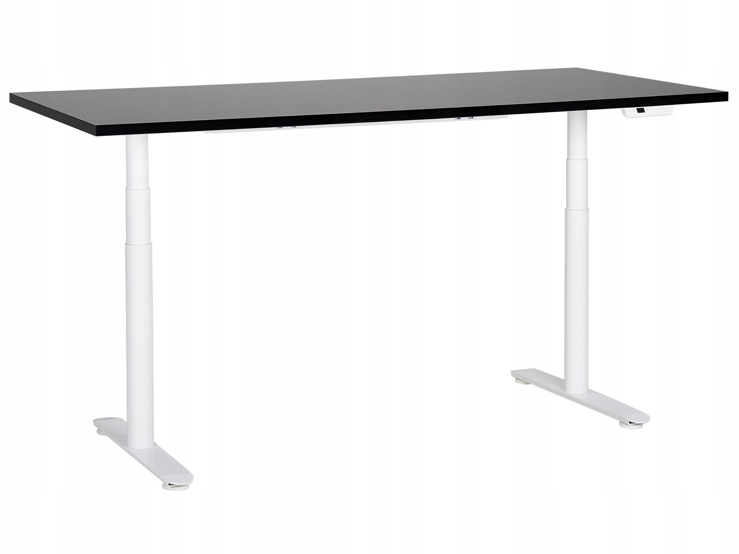 Biurko regulowane 180x80 czarno-białe