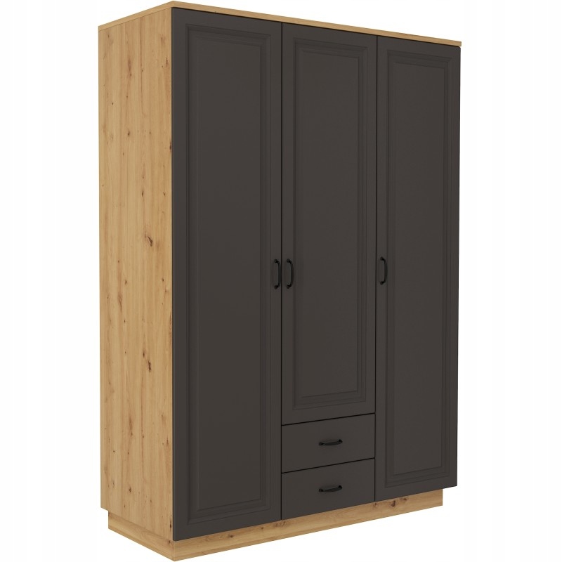 Skříň 3-DVEŘOVÁ Do Jídelny Flavia Grafit/artisan