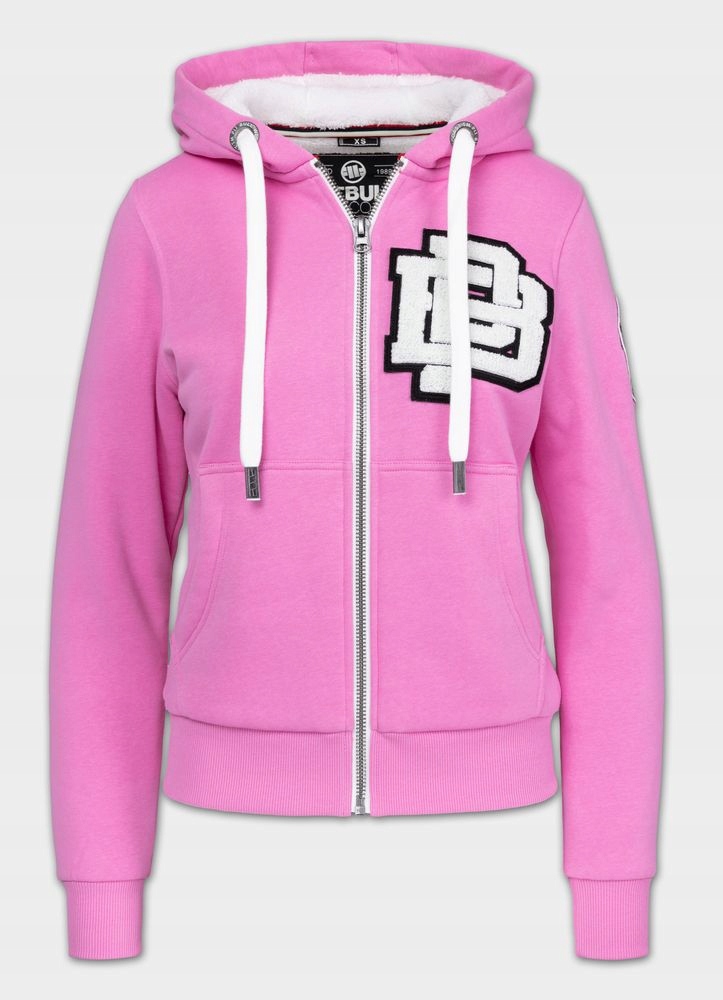 Dámská Rozepínací Mikina s kapucí Pitbull Ruffina Pb s hustou a hřejivou Kožíšek