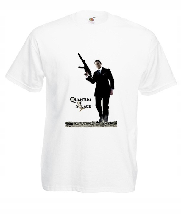 

Koszulka Męska James Bond Agent 007 Prezent