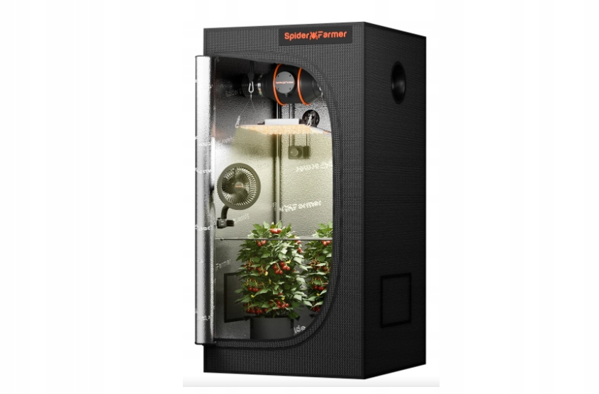 Spider Farmer SF1000D Led 100W 60x60x140cm Zestaw Uprawowy Growbox