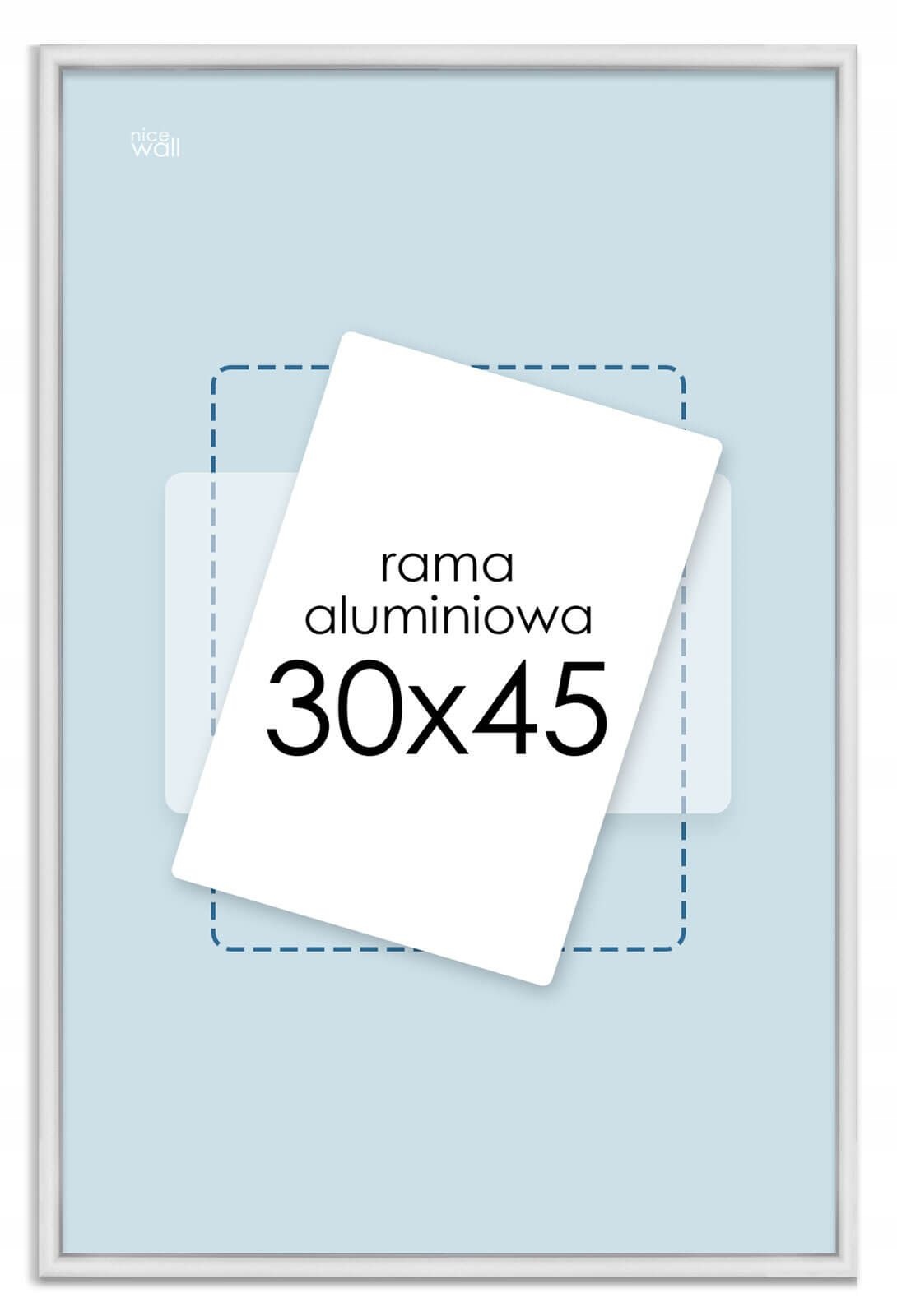 

Foto Ramka na zdjęcia Srebrna aluminiowa 30x45 cm