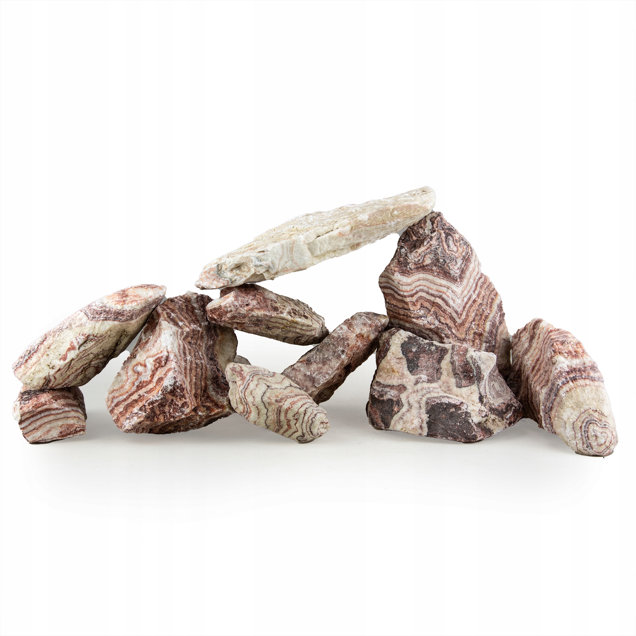 Levně Skála pro akvárium Rainbow Sada kamenů Hotová aranžace 24 kg