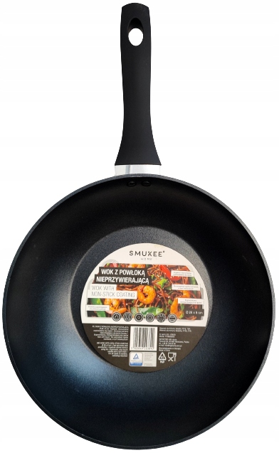 WOK Z POWŁOKĄ NIEPRZYWIERAJĄCĄ NON-STICK 28CM