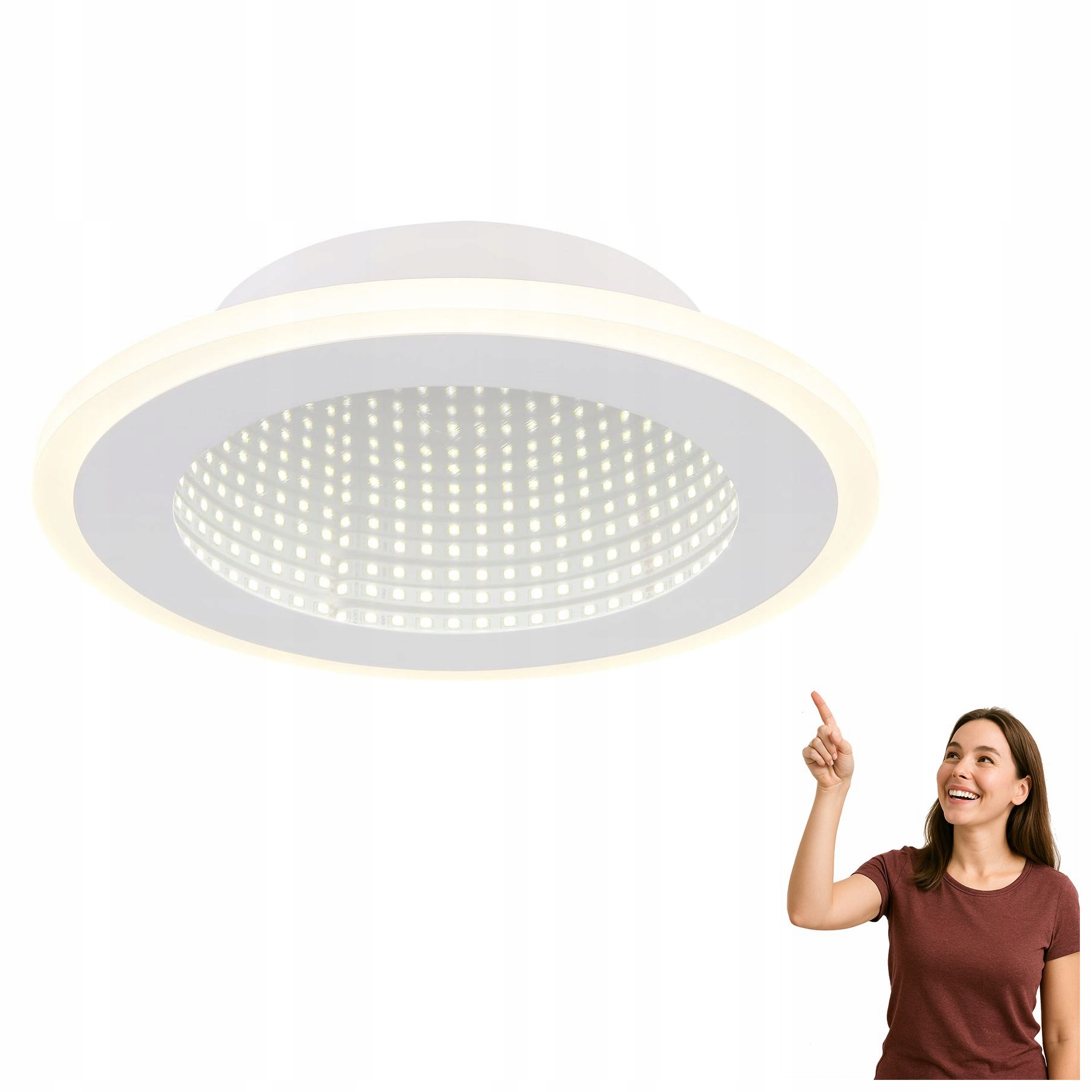 Led stropná lampa 12W s efektom 3D zrkadla Lamela 48919-12R Globo