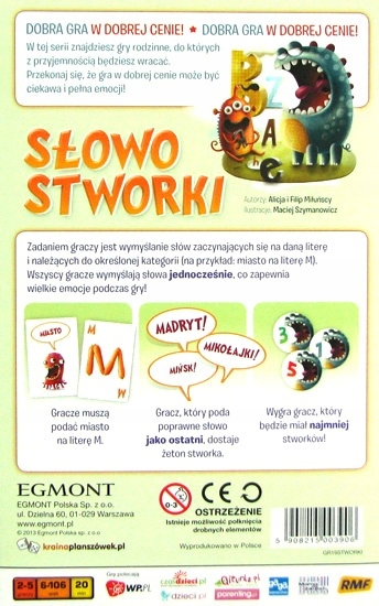 Gra Słowostworki Nazwa Słowostworki