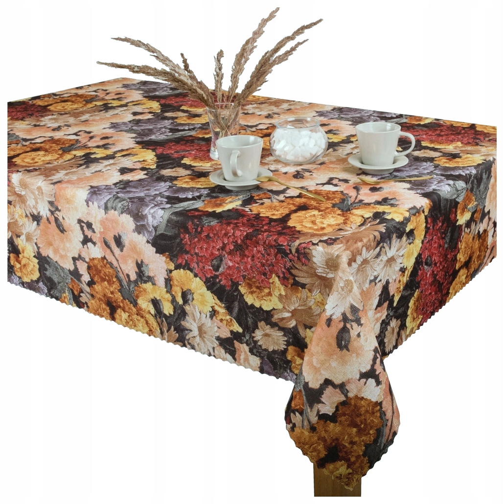 Obrus Plamoodporny Minos U3 Kolorowe Kwiaty 110x160 cm