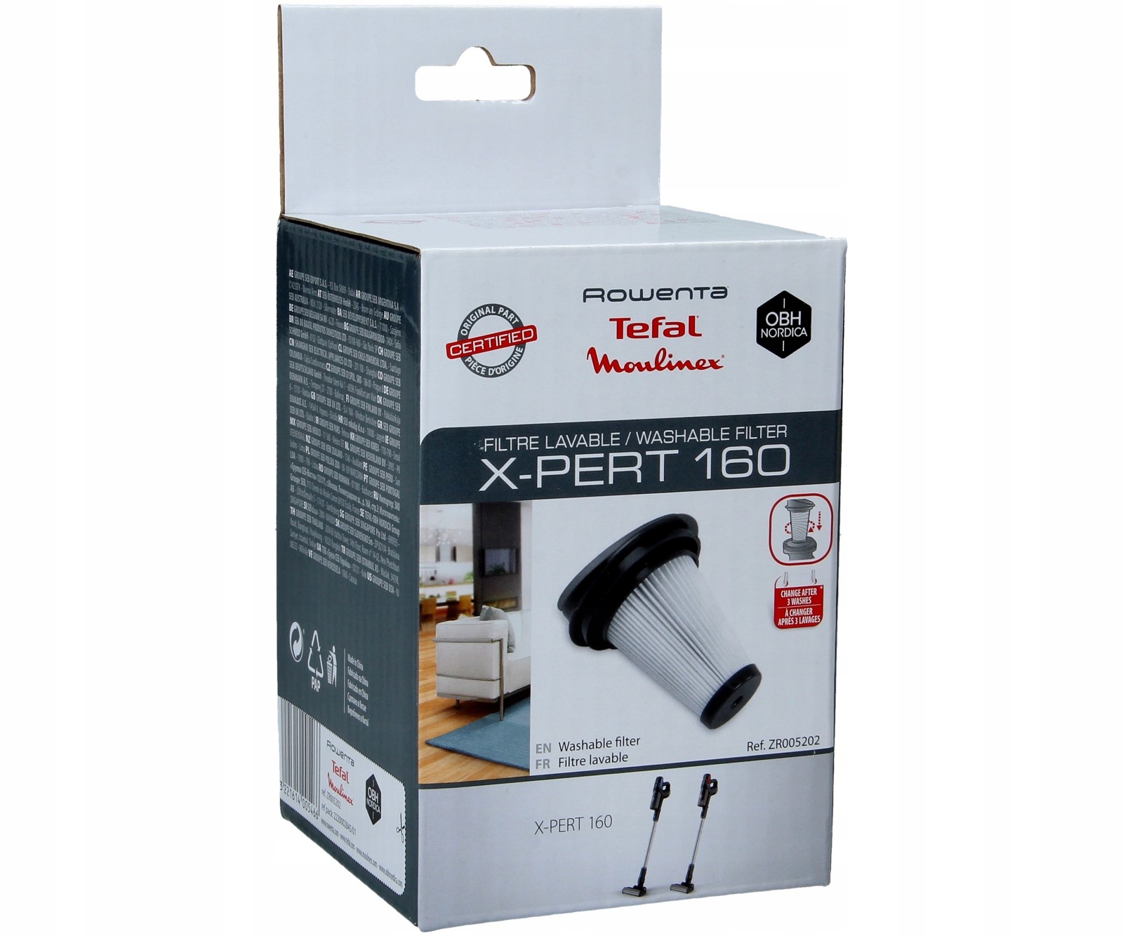 

Filtr cyklonowy Hepa do odkurzacza Tefal TY6975