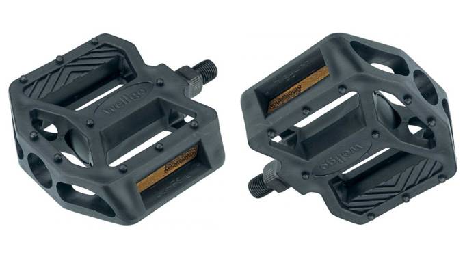 Pedały do rowerów 20-26 cali PLATFORMOWE cienki gwint 1/2 cala WELLGO