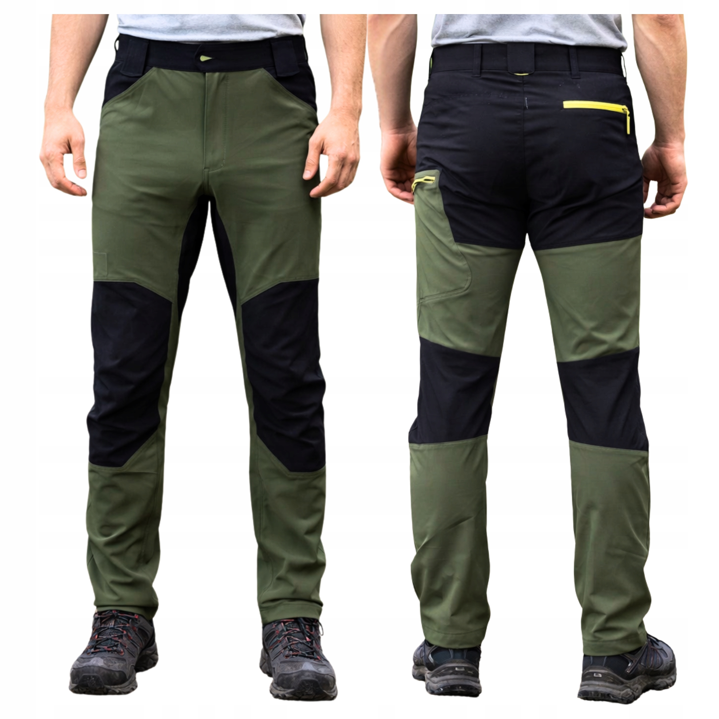 Pánské ochranné pracovní kalhoty dlouhé Prodyšné Elastické outdoorové XXL