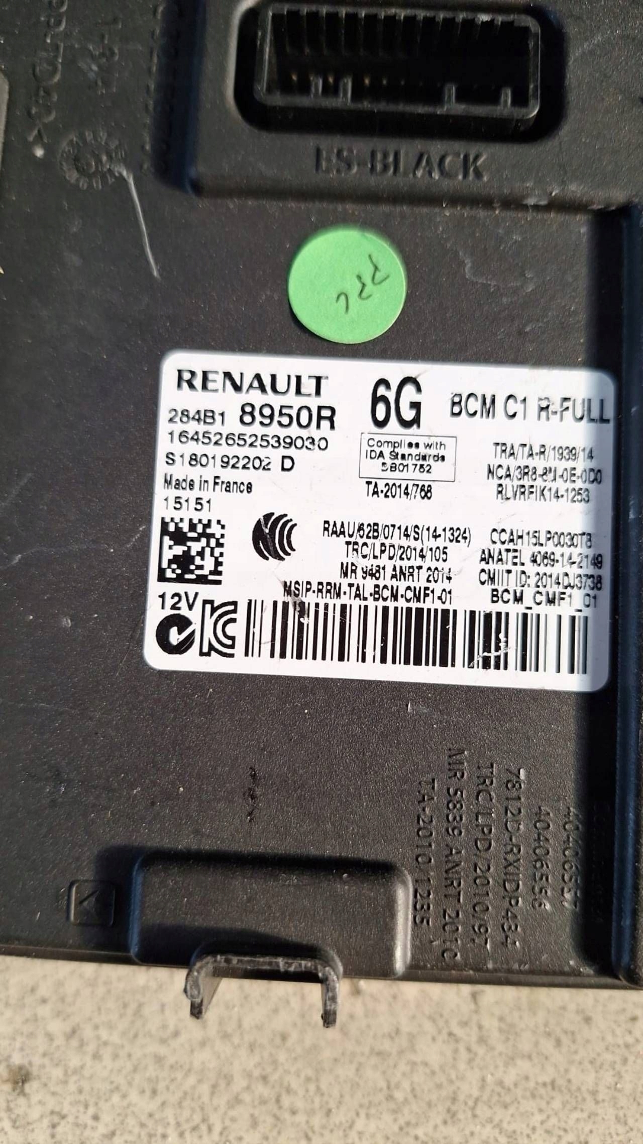 Module BSM Boîte Renault Megane IV 284B18950R
