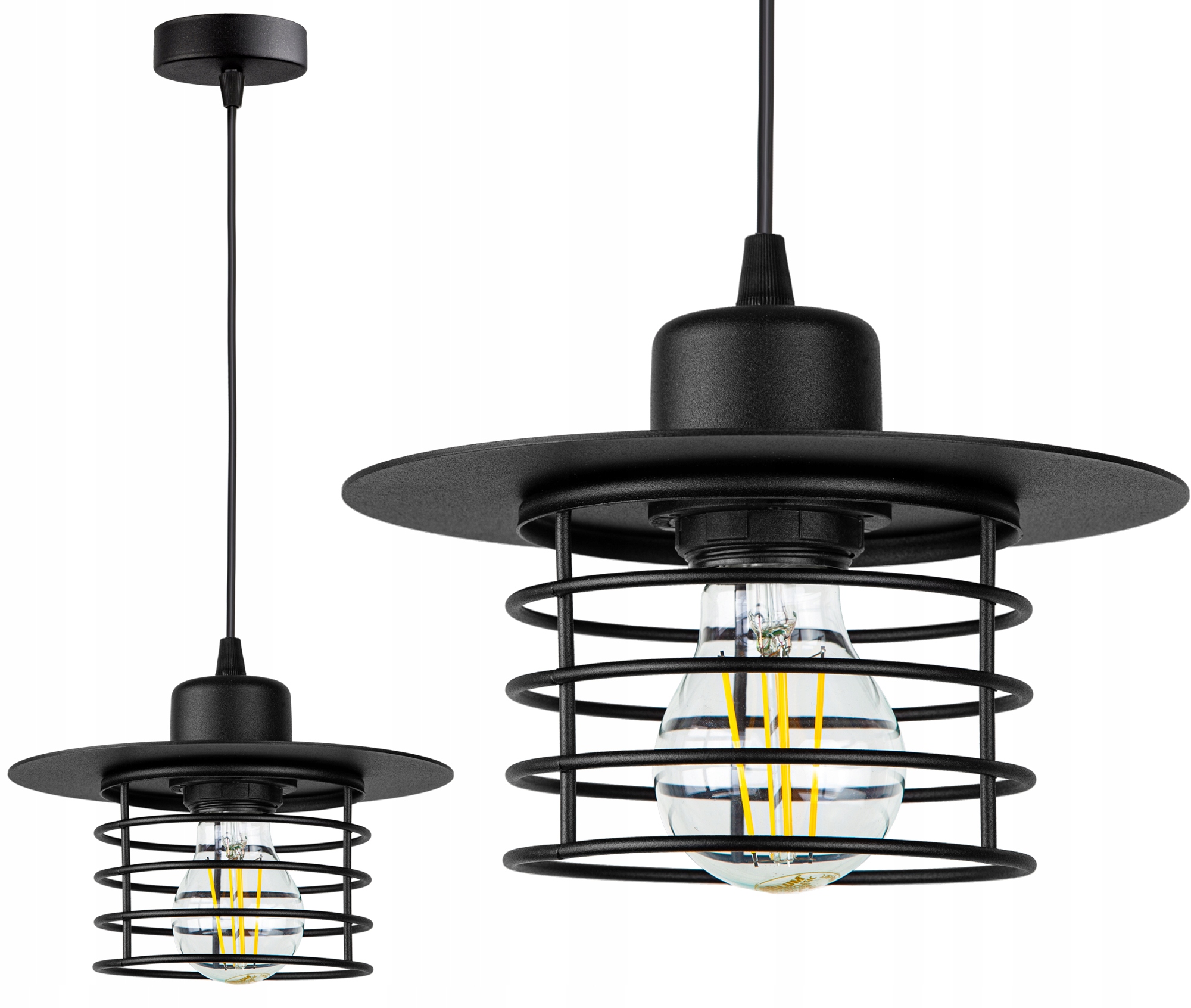 

Lampa Sufitowa Plafon Żyrandol Loft Edison Led