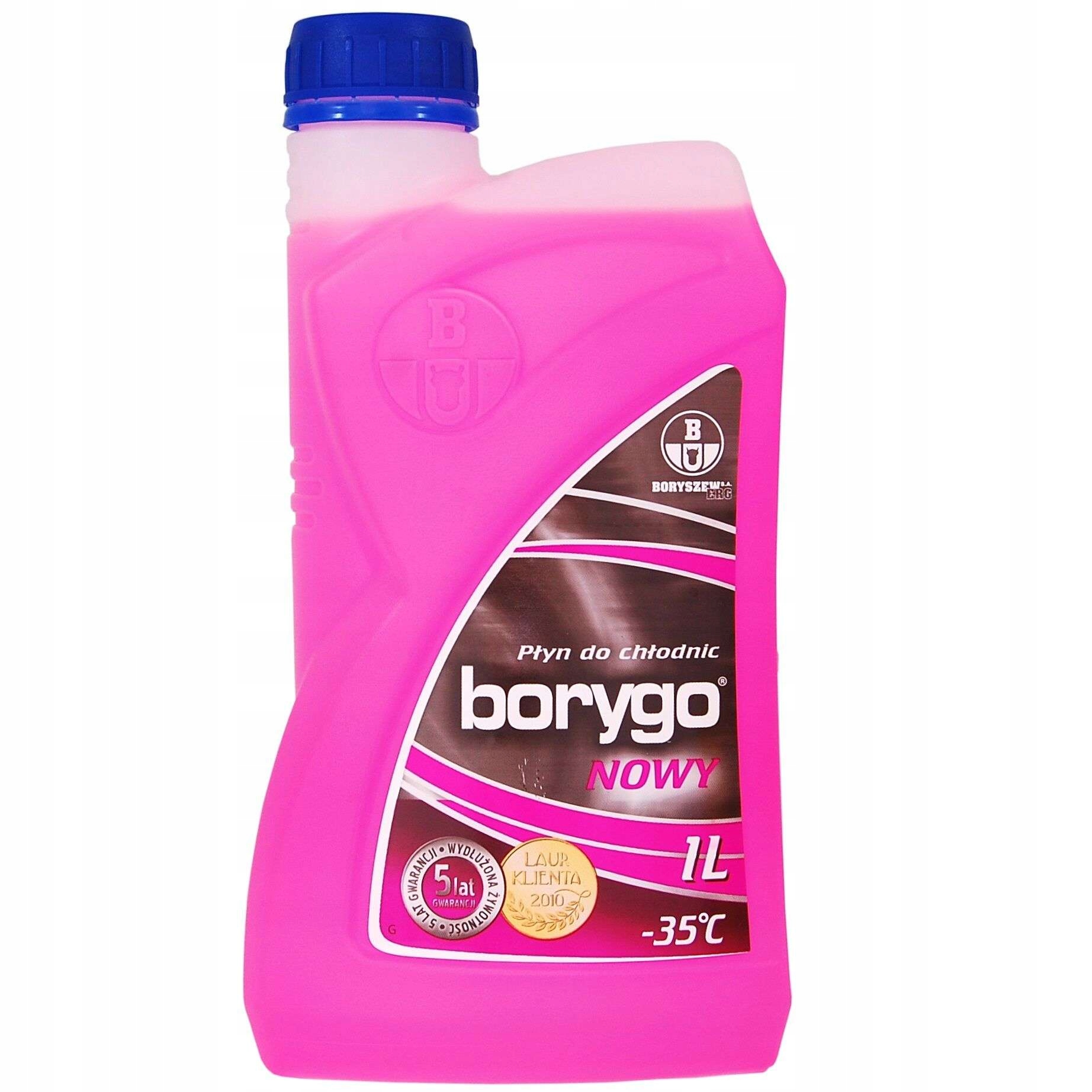 Borygo płyn do chłodnic różowy G11 chłodniczy -35C