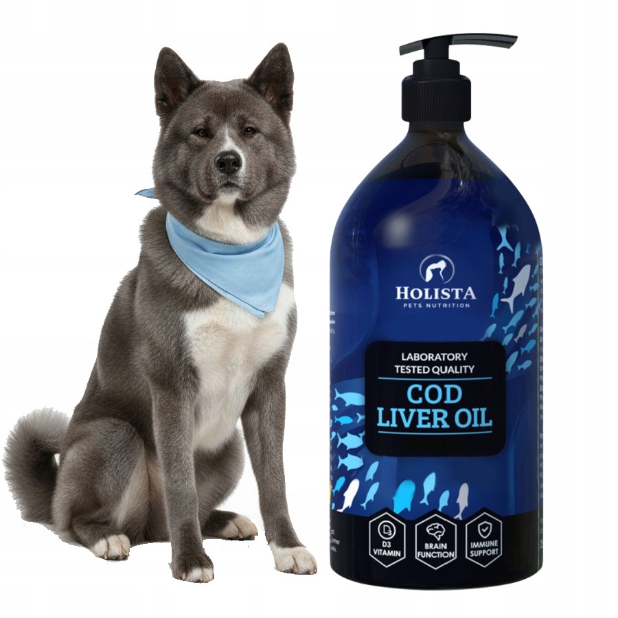 Levně Holista Cod Liver Oil 1000 ML Tran Z Tresky Pro Psa
