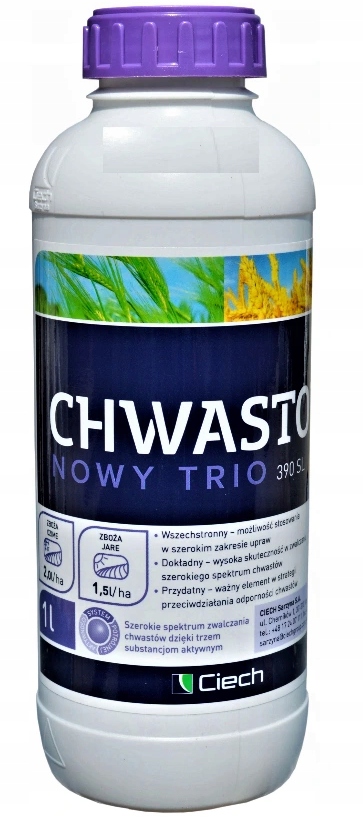 

Chwastox Nowy Trio 390 Sl 1l Chwasty w Trawie Zbóż
