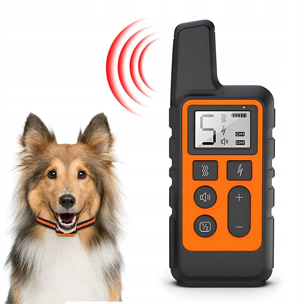 Levně Elektrický Výcvikový Obojek Pro Psa 500 M IPX7, Voděodolný, Dálkové Ovládání