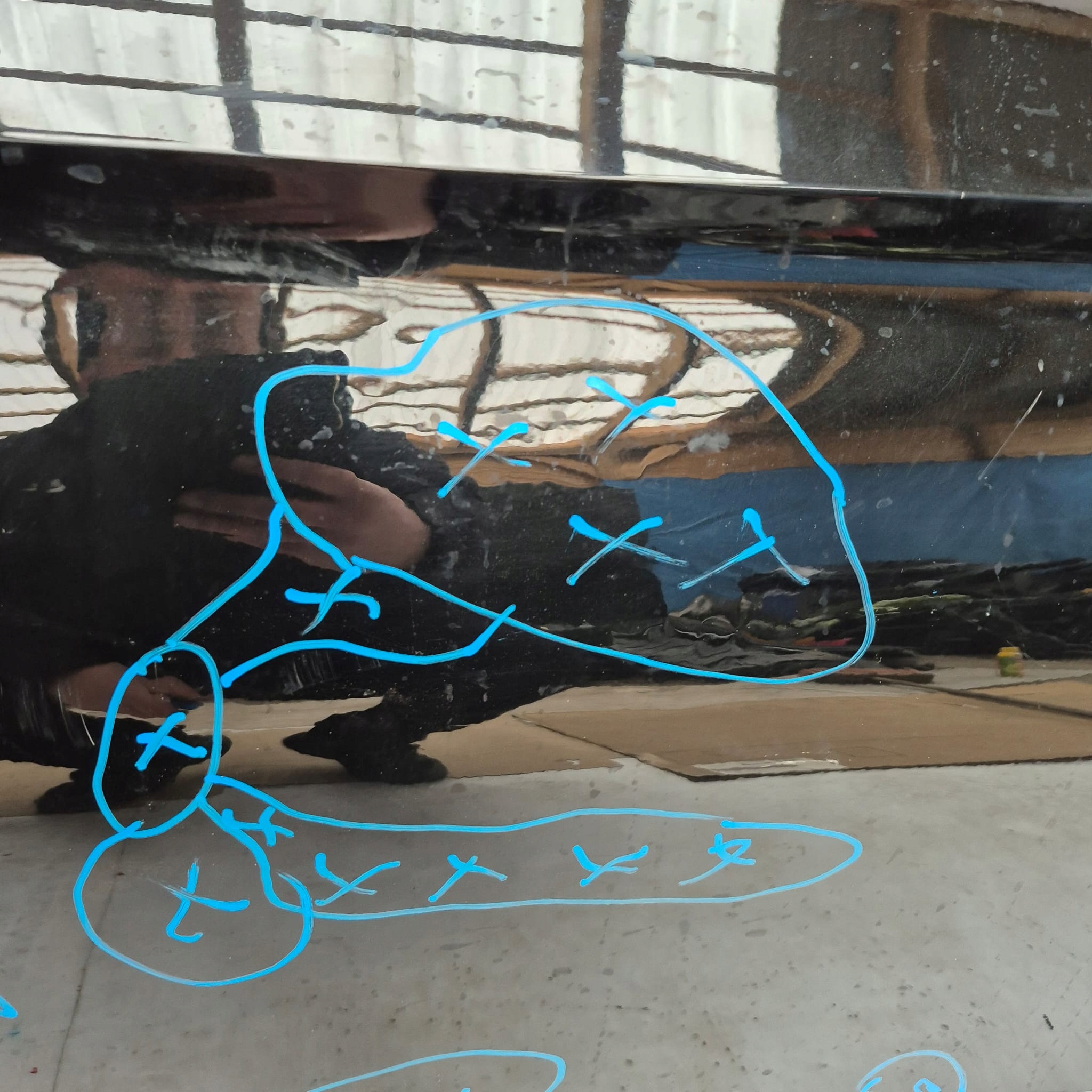 AUDI A5 8W 8W6 16- door left rear part rear.