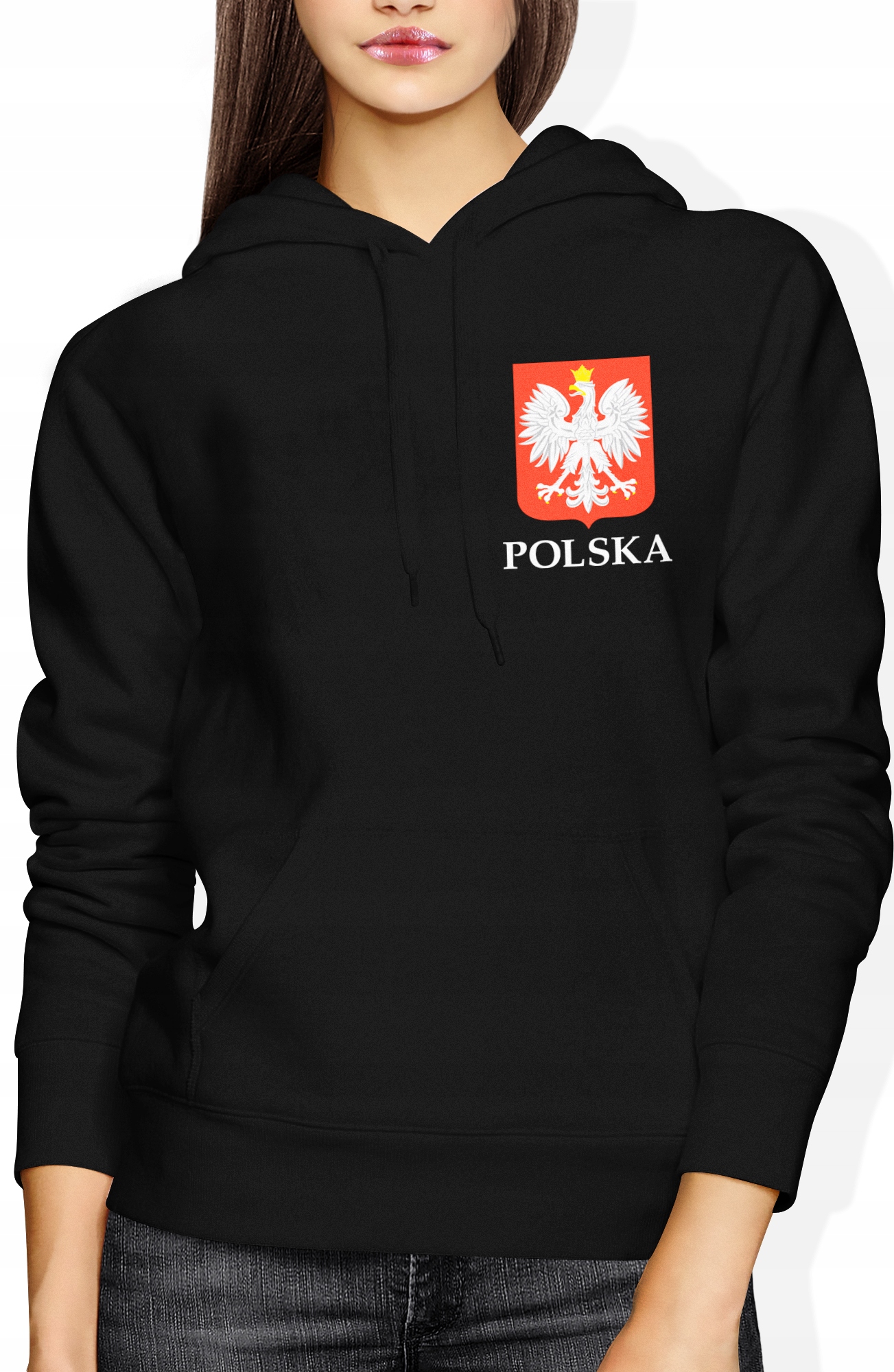 

Damska Bluza Z Kapturem Polska Patriotyczna R. S
