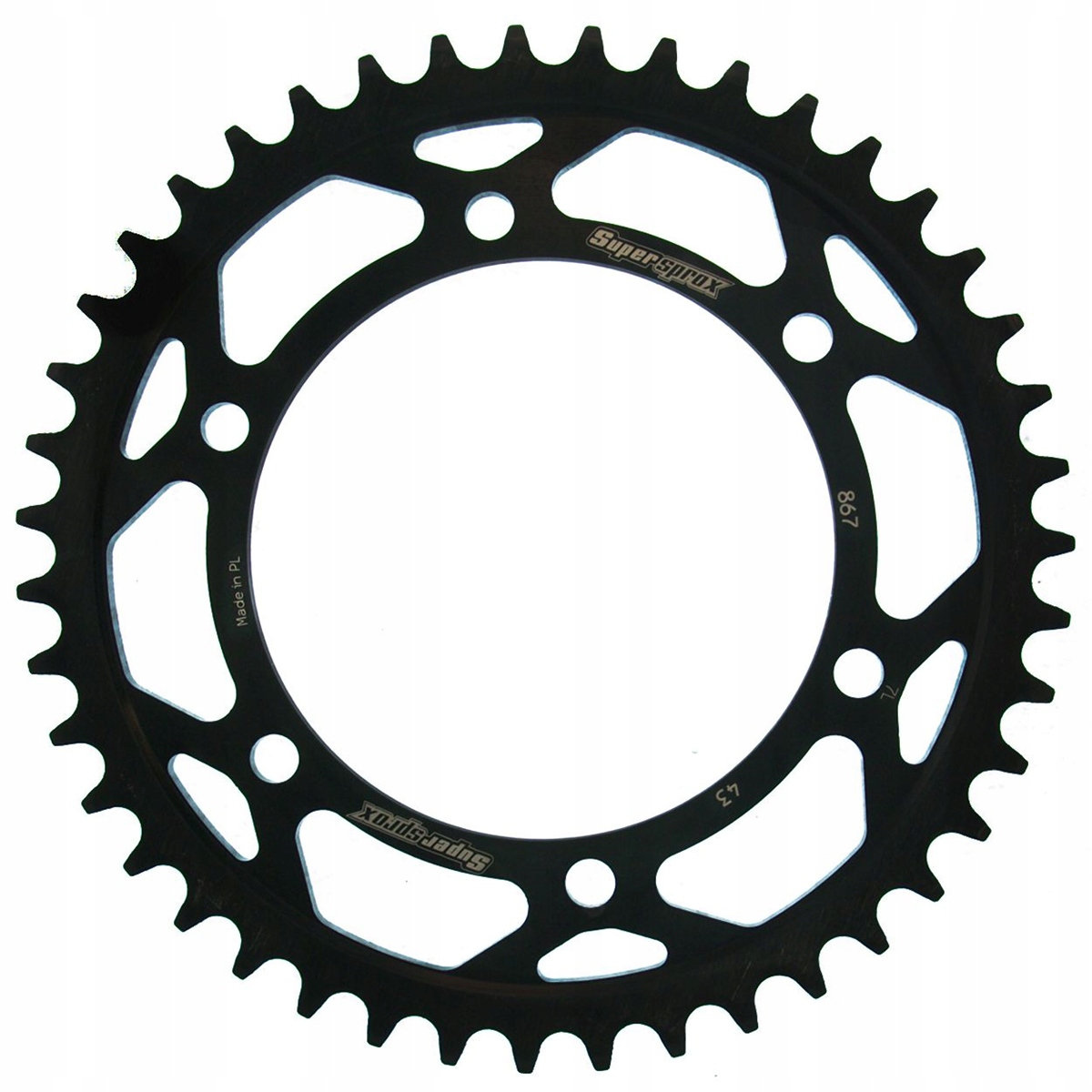 RFE-867:43-BLK - Звездочка SUPERSPROX 43 с YAMAHA TDM 850 4TX 99-01