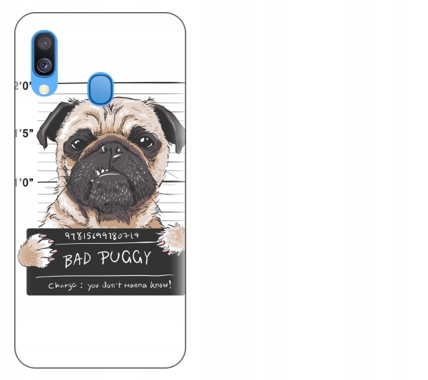 

Etui pokrowiec Samsung Galaxy A40 Bad puggy Badass
