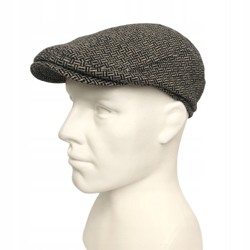 

Męski kaszkiet jesienny/zimowy, Kaszmir 100%