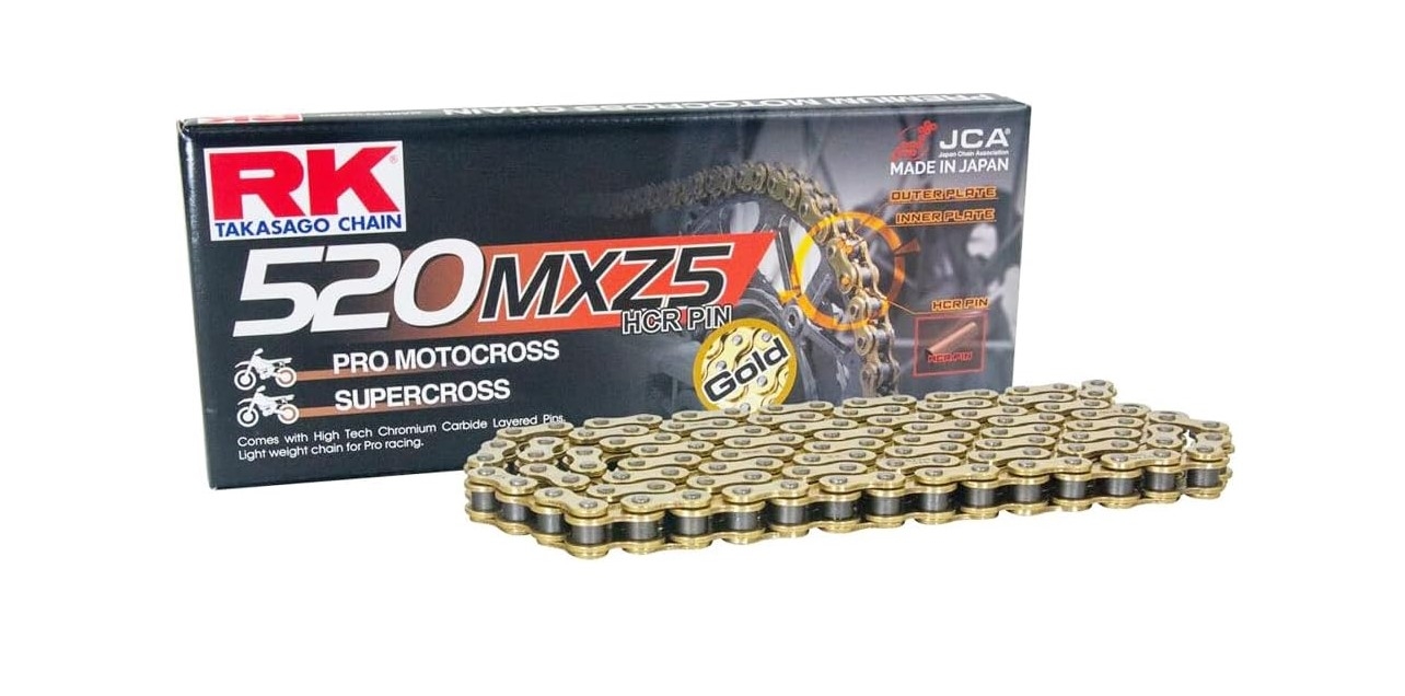 Rk Hnacia Reťaz (motocross) 520MXZ5-120 Spona (CL) V Balení Farba S