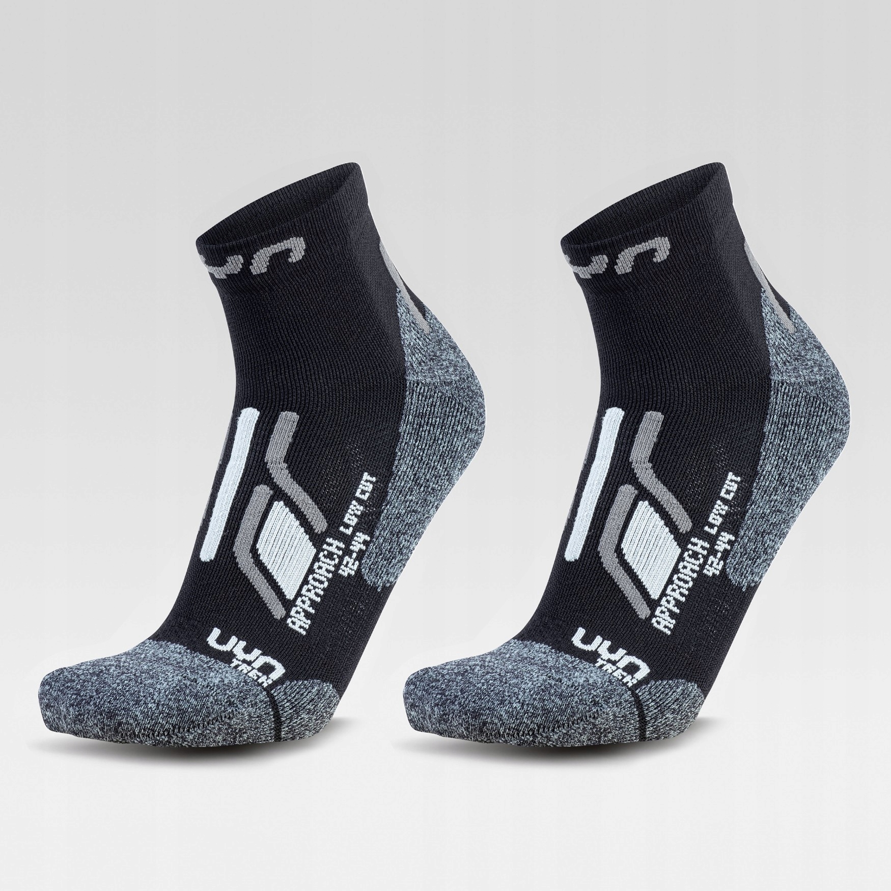 Skarpety męskie Uyn Man Trekking Approach Low Cut czarne dwupak roz. 42/44