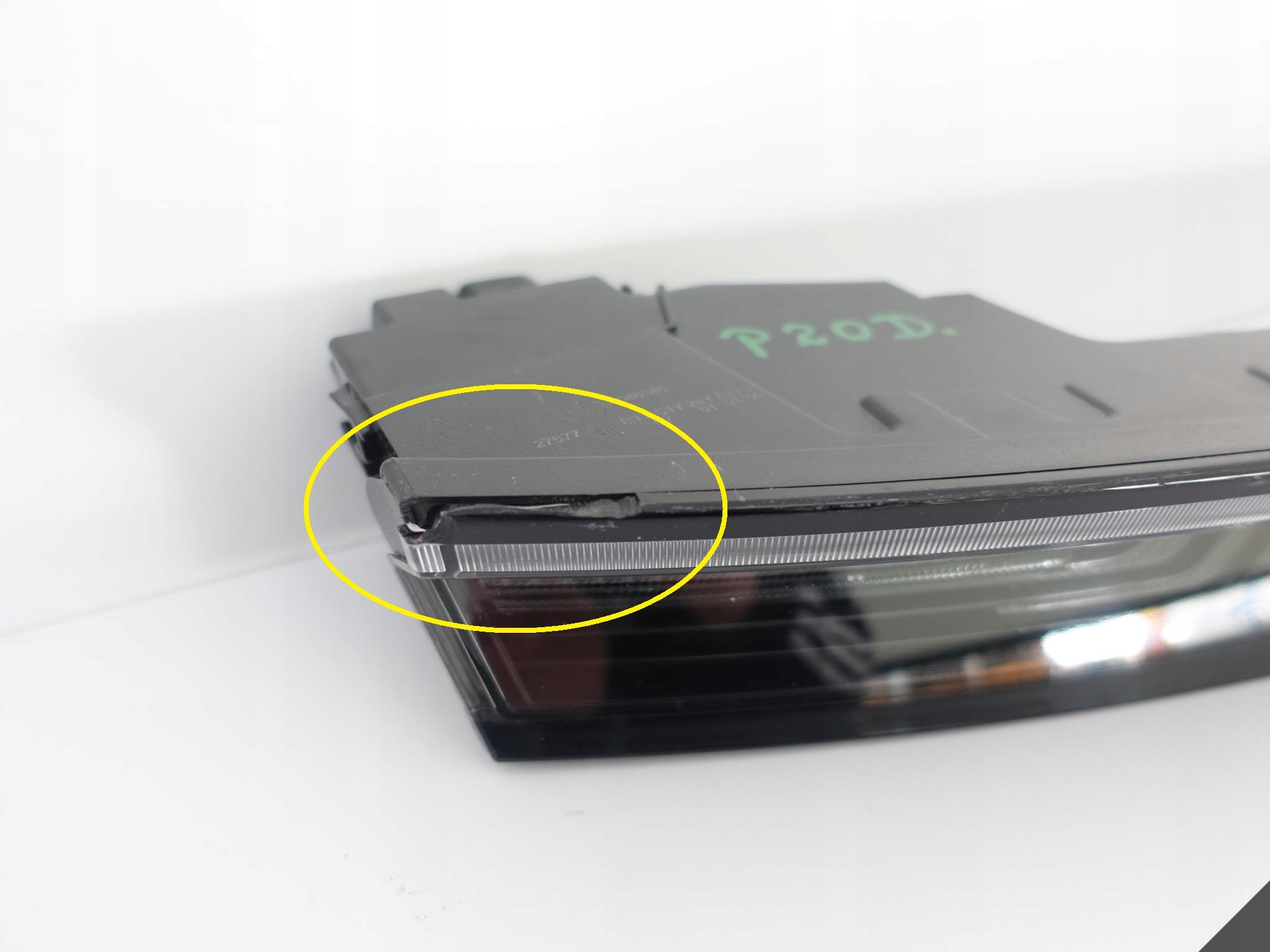 PORSCHE TAYCAN 9J1 light cap LED rear part EUROPA