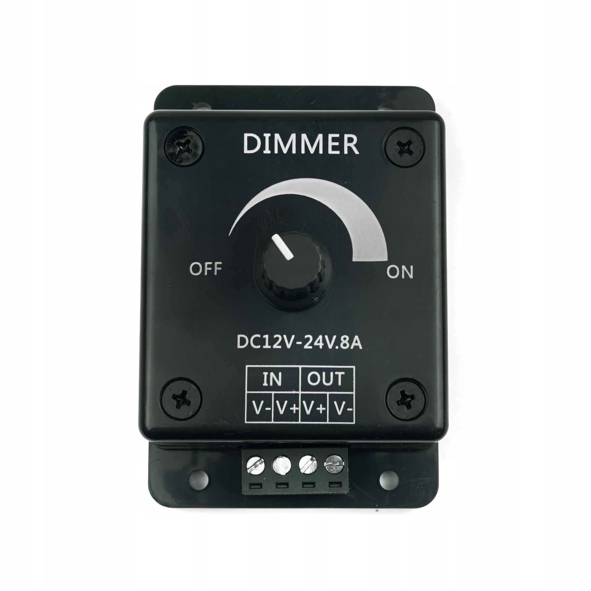 

Ściemniacz Led Dimmer regulator Pwm 12V-24V 8A 96W