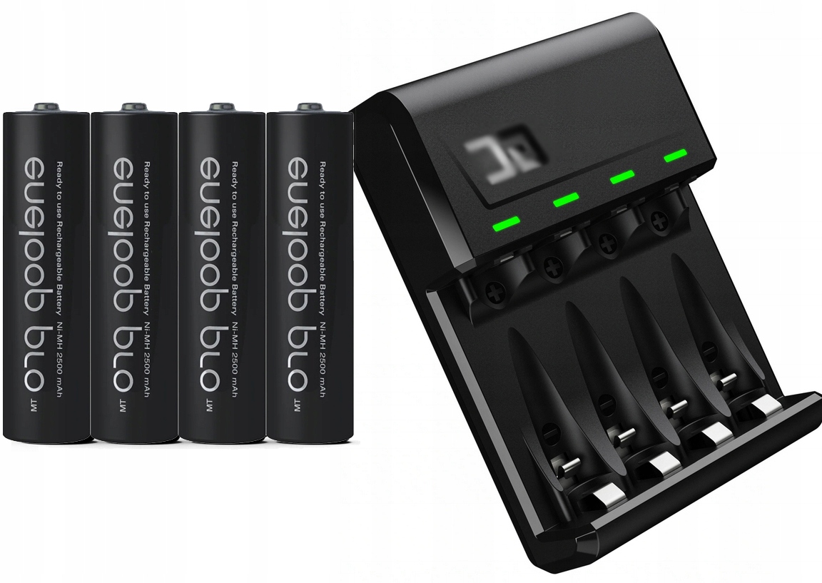 Nabíječka Baterií Aa Aaa 4x Eko Nabíjecí Baterie Aa 2500