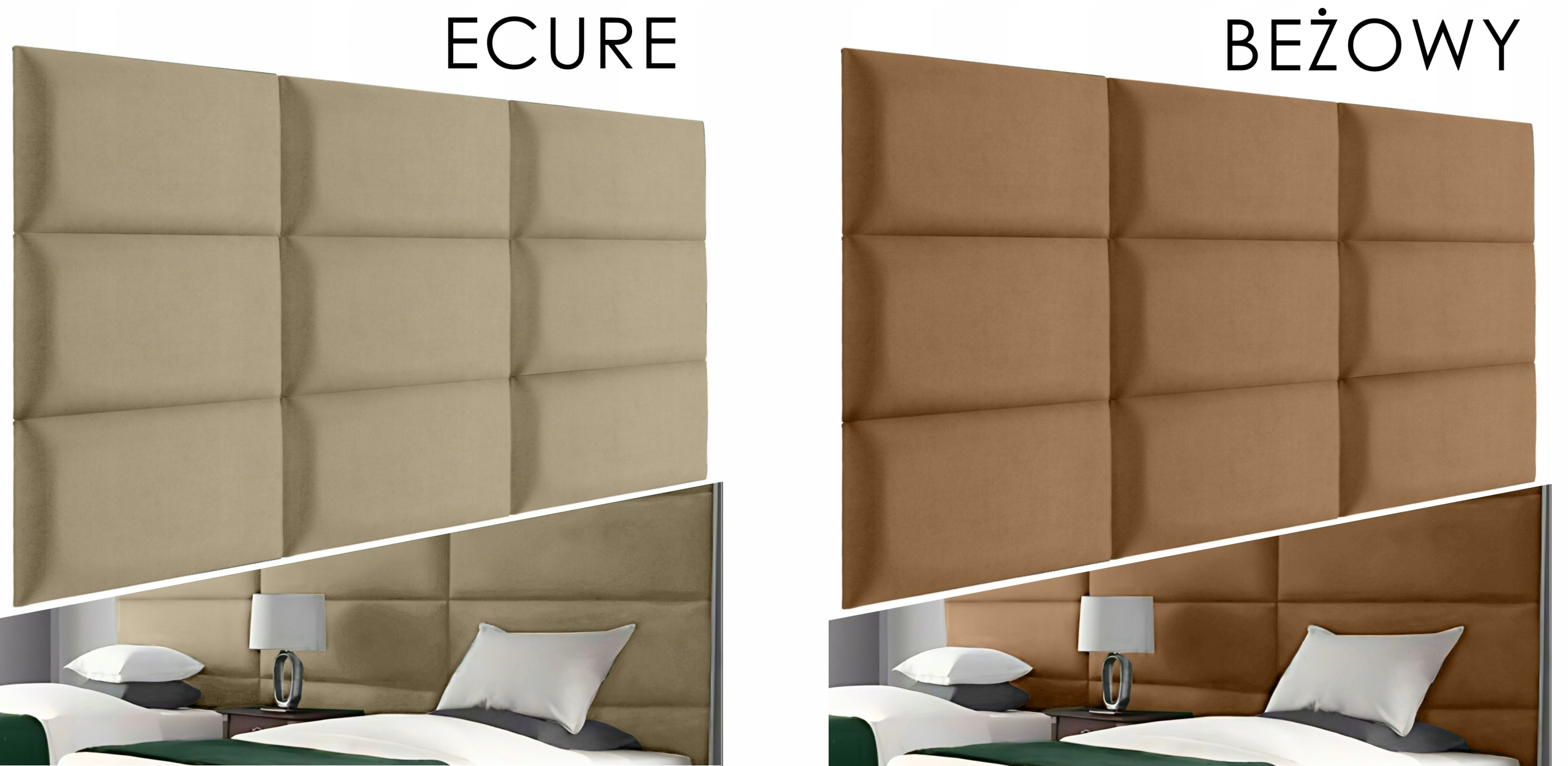 70X15 PANELE ŚCIENNE TAPICEROWANE WEZGŁOWIE WELUR RIVIERA Cechy dodatkowe gładki