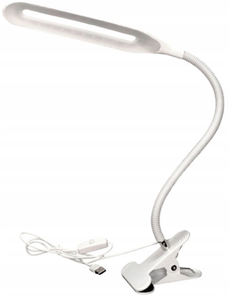 LAMPKA BIURKOWA LED DO CZYTANIA SZKOLNA USB KLIPS