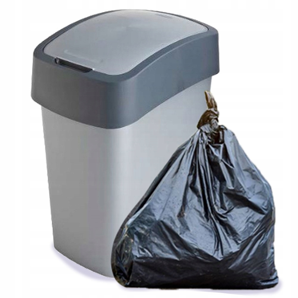 

Curver Flip Bin 10l Kosz na Śmieci Śmietnik Szary