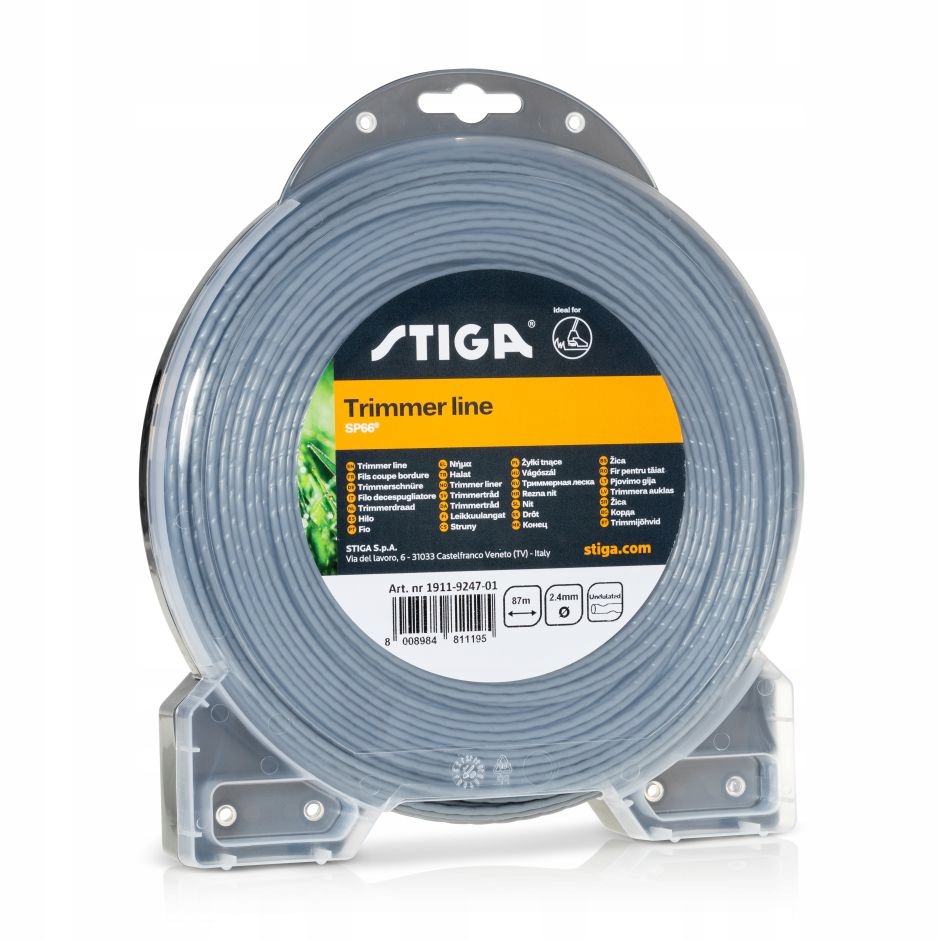 

Żyłka tnąca karbowana Stiga okrągła 2.4 mm x 87 m