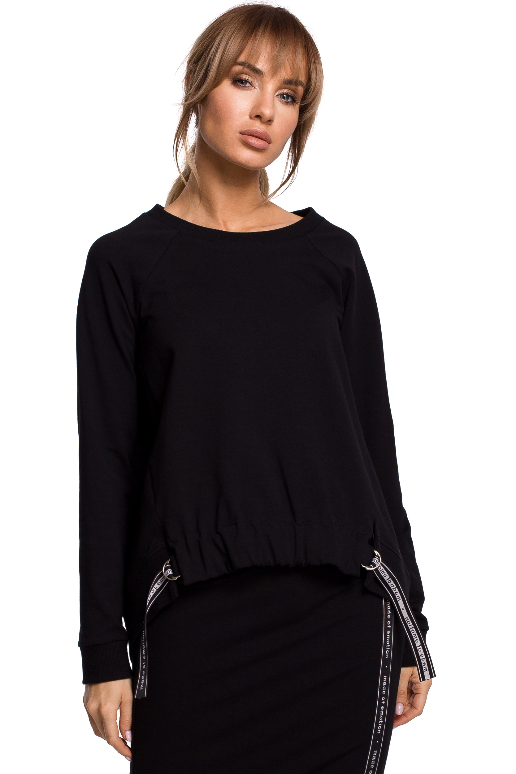

M492 Bluza z klamerkami i lampasami na przodzie 36