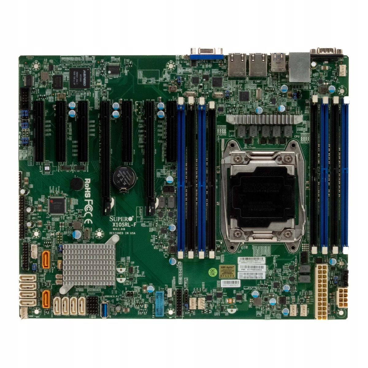 Supermicro X10SRL-F LGA2011-3 8x DDR4 Atx 8x PCIe