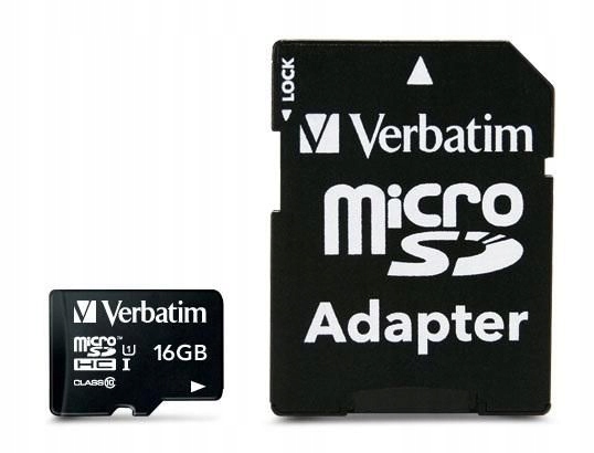 Verbatim 16 GB SD Micro (SDHC) Class 10