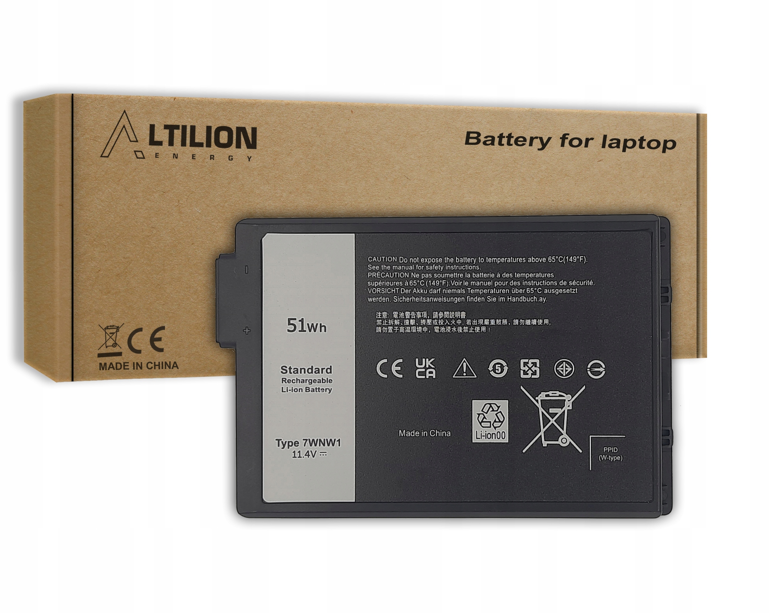 Batéria 7WNW1 pre Dell Latitude 5420, 5424, 7424 Rugged Extreme