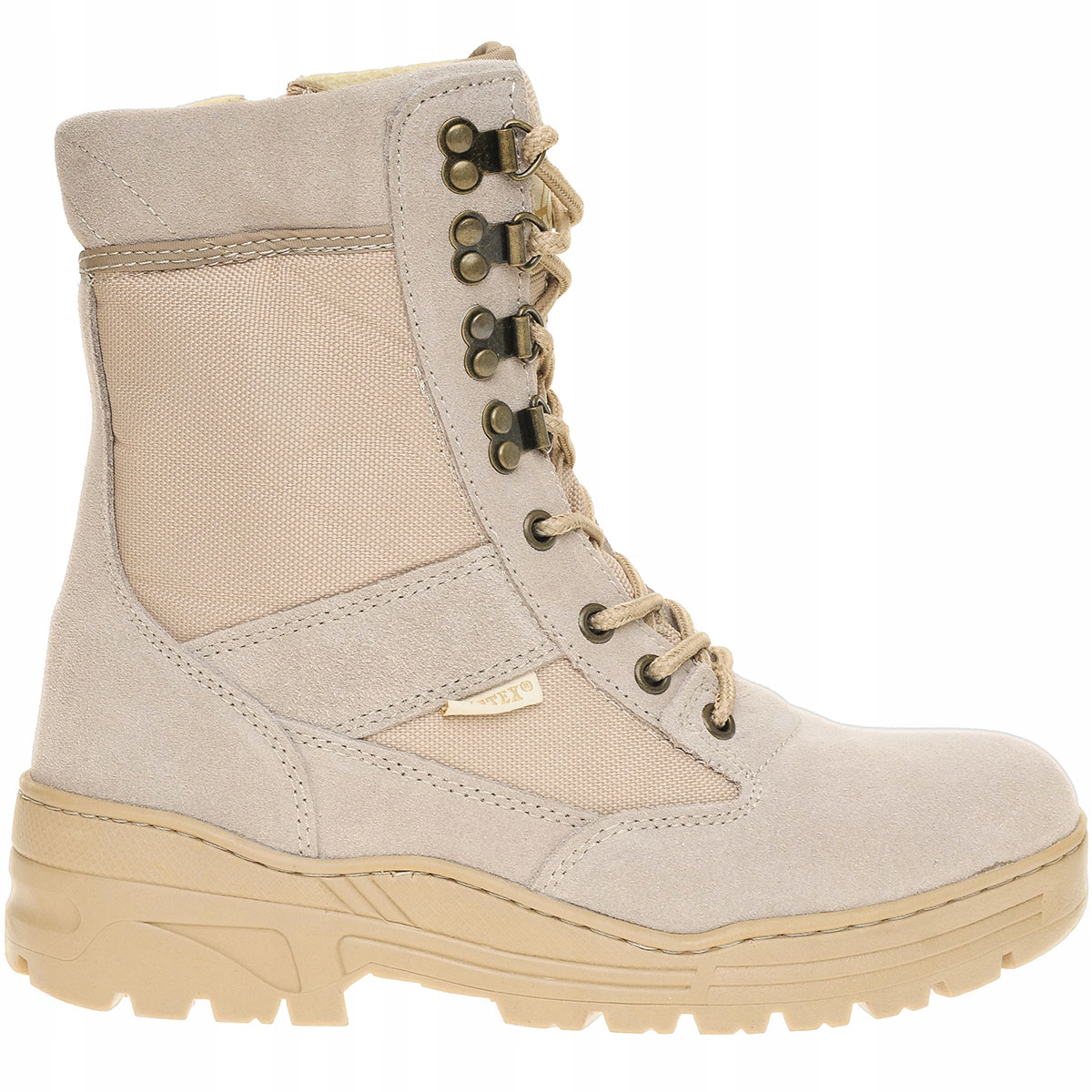Taktické vojenské vysoké boty Fostex Sniper Cordura Ykk Khaki 40