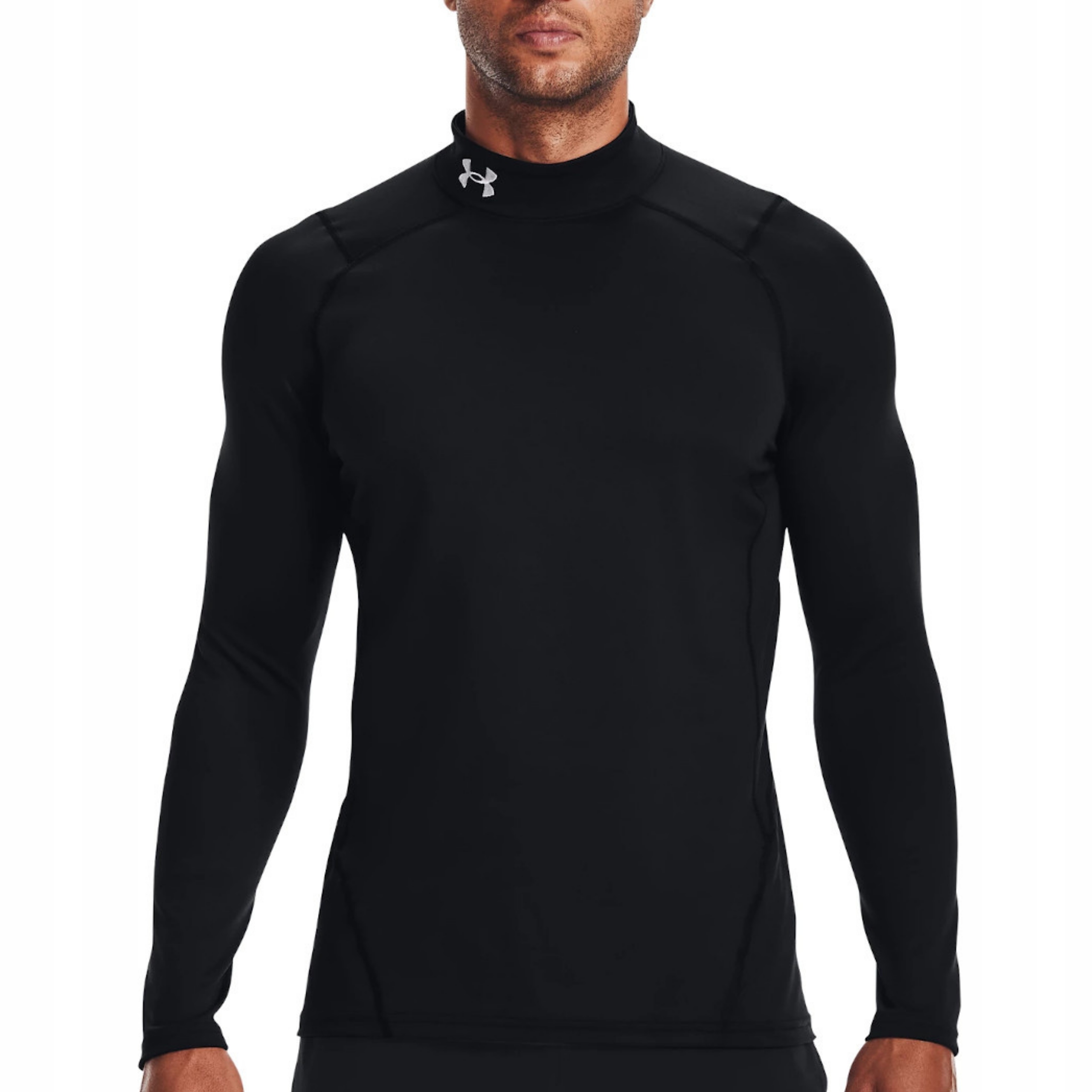 Under Armour Tričko Cg Armour Fitted Mock-BLK