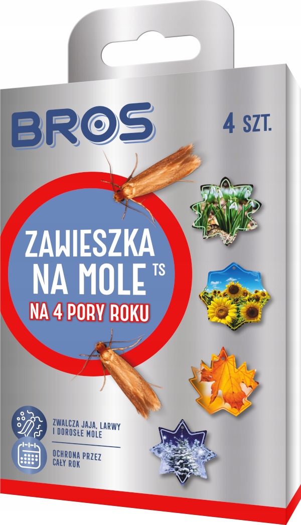 

Bros Zawieszki na mole 4 pory roku 4szt
