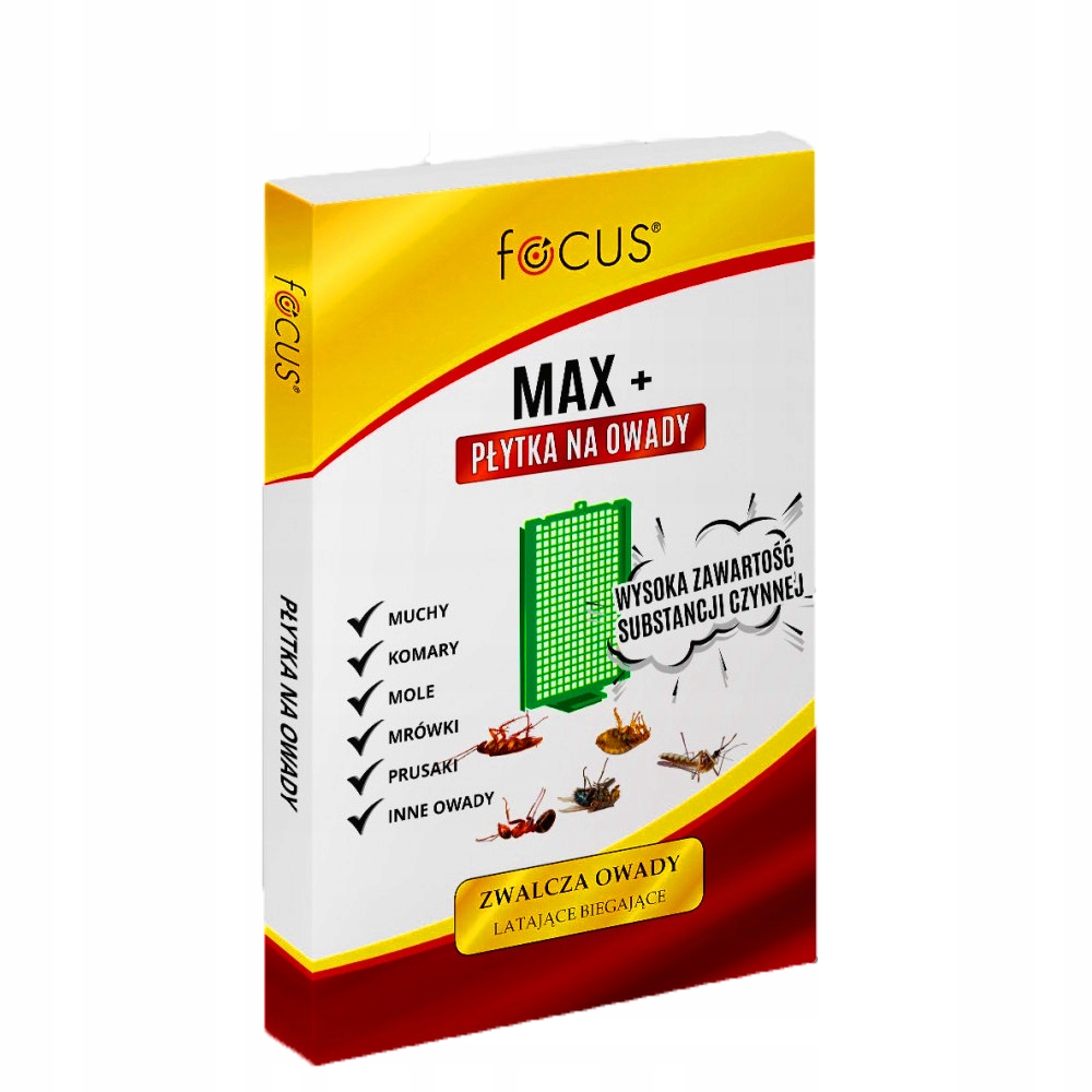 

Focus Płytka Na Owady Ćmy Muchy Komary Mole Mrówki