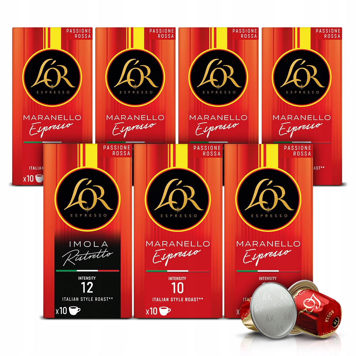 Kapsułki do Nespresso(r)* L'or Espresso, Ristretto 5+2 opakowania Gratis!