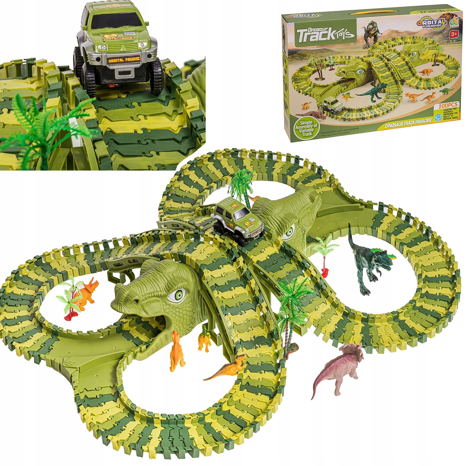 AUTO DO TORU SAMOCHODOWEGO DINOZAUR PARK