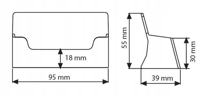STOJAK NA WIZYTÓWKI czarny PRO EAN (GTIN) 3294224536903