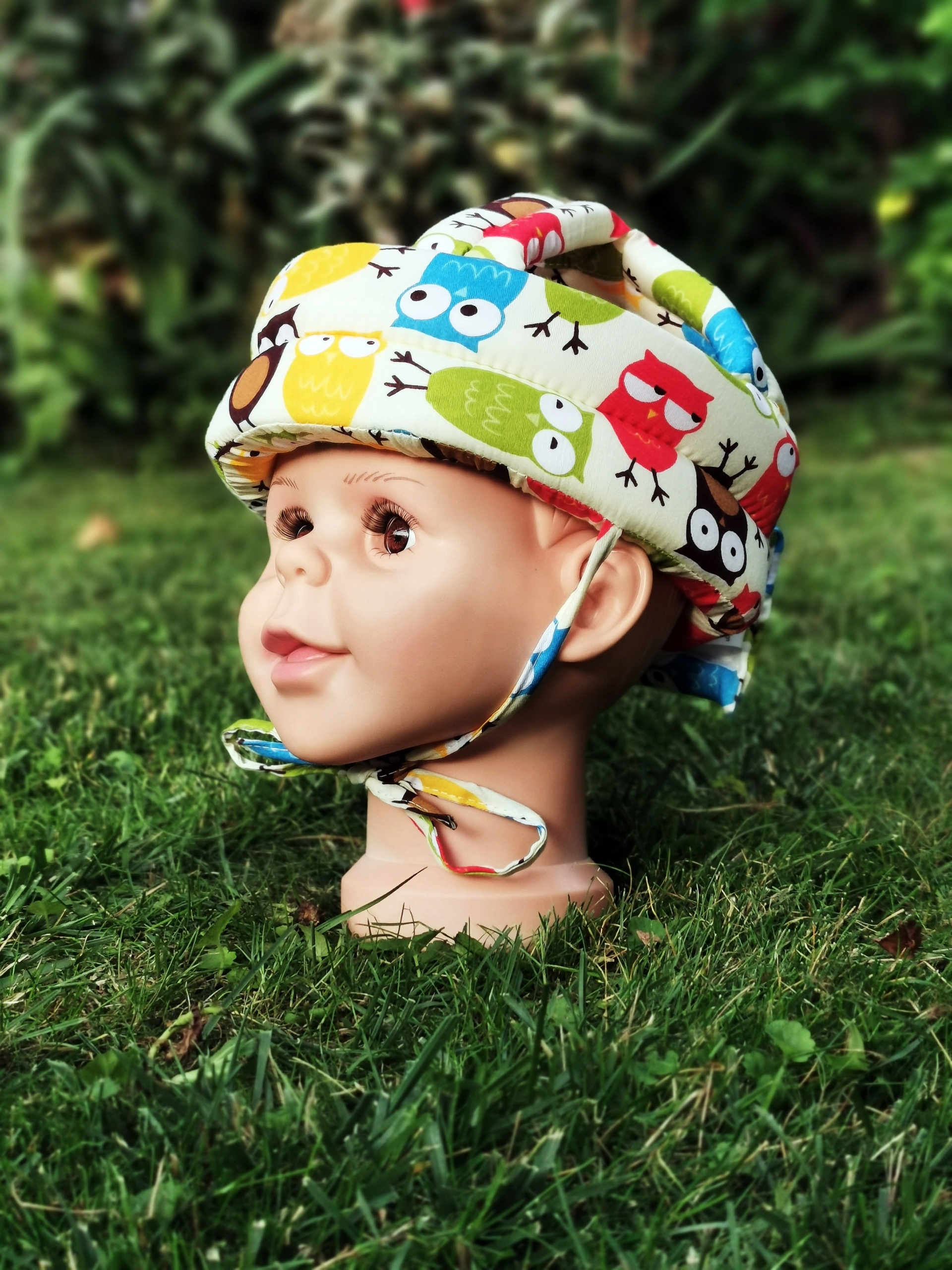 KASK DLA NIEMOWLAKA DZIECI OCHRONNY DO NAUKI CHODZENIA RACZKOWANIA 4KING Kolor wielokolorowy