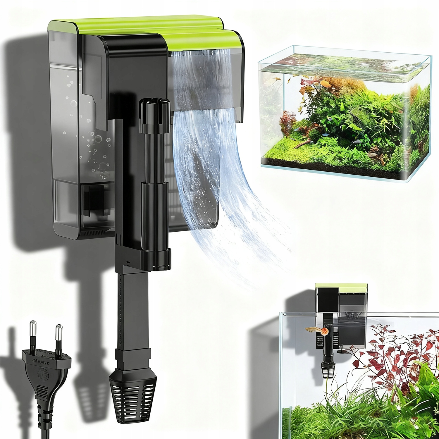Levně 4V1 Vnější Filtr Pro Akvárium, Uv Sterilizace, Úsporný, Efektivní